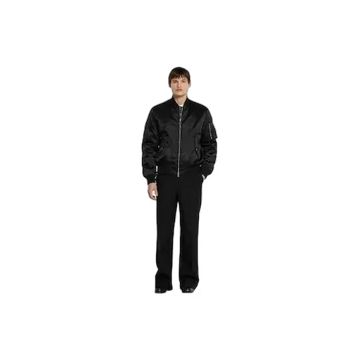 Heavy Nylon Canvas Bomber Jacket