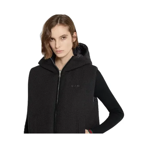 Reversible Wool Bouclé Gilet