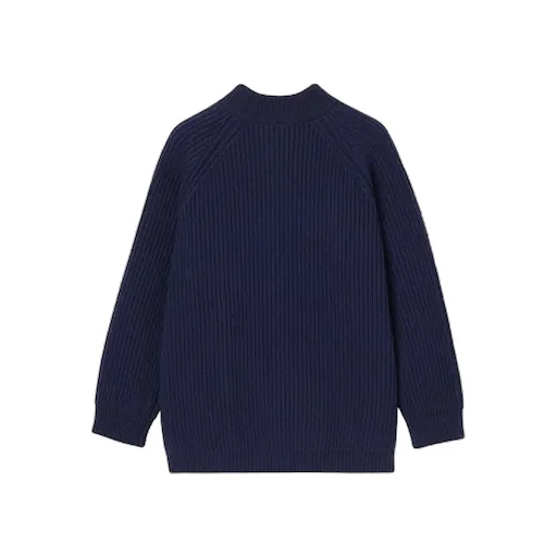 Children's Wool Cardigan With Web