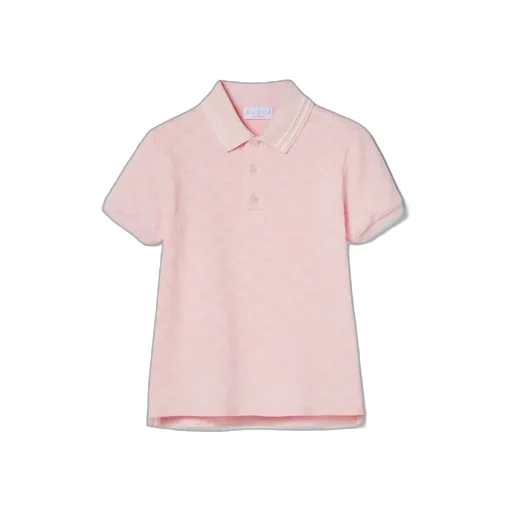 Children's Gg Cotton Polo Shirt