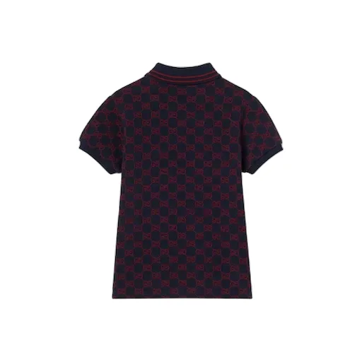 Children's Gg Cotton Polo Shirt