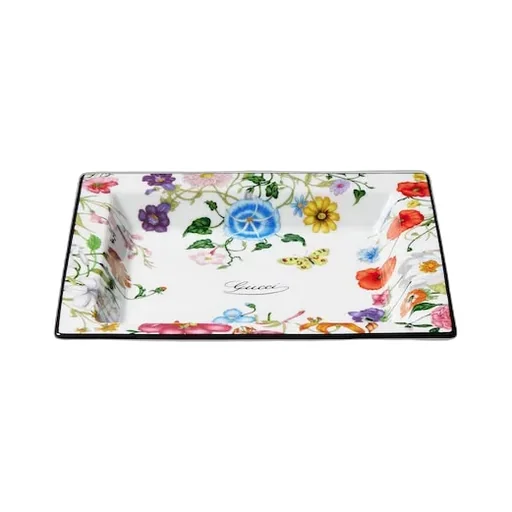 Gucci Flora Print Large Trinket Tray