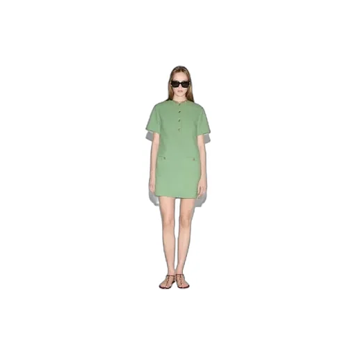 Cotton Bouclé Mini Dress