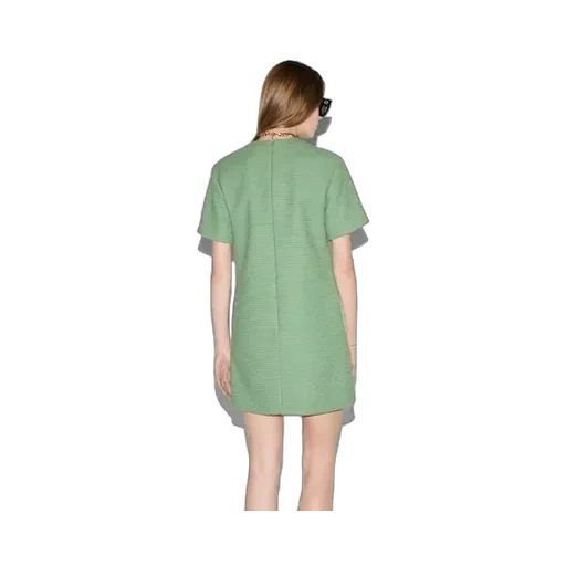 Cotton Bouclé Mini Dress