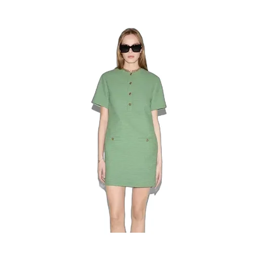 Cotton Bouclé Mini Dress