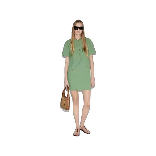 Cotton Bouclé Mini Dress