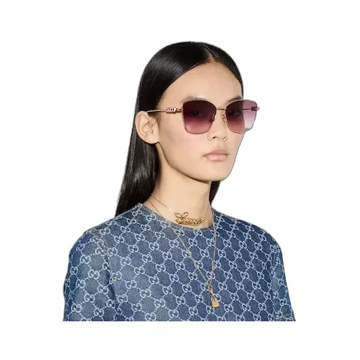 Low Nose Bridge Fit Butterfly Sunglasses
