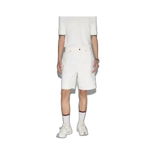 Denim Shorts With Gucci Selvedge