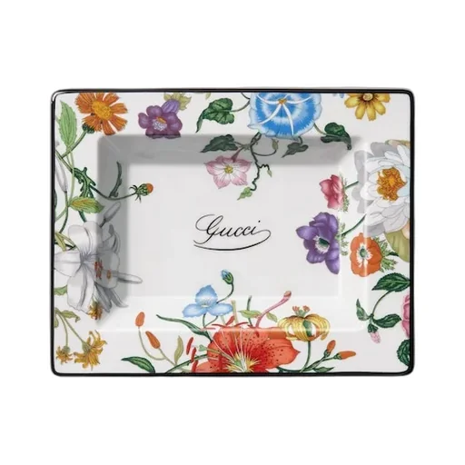 Gucci Flora Print Small Trinket Tray