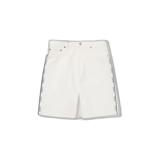 Denim Shorts With Gucci Selvedge