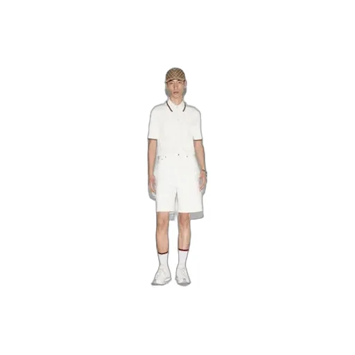 Denim Shorts With Gucci Selvedge