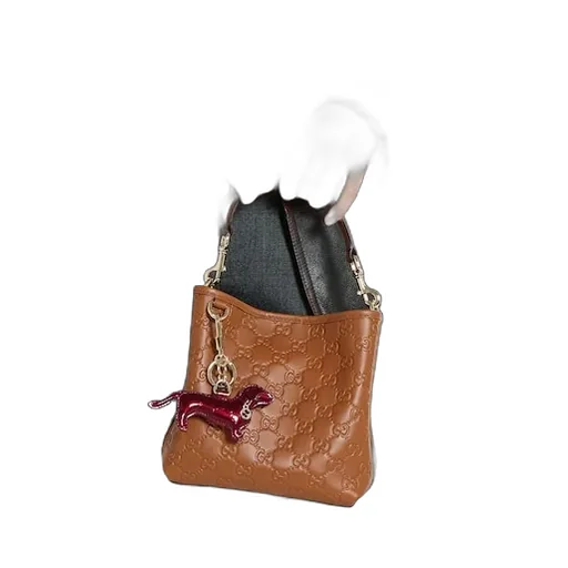 Dog-Shaped Bag Charm