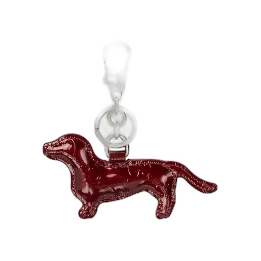 Dog-Shaped Bag Charm