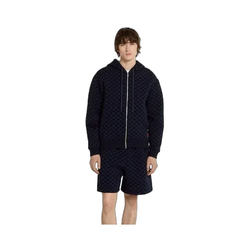 Printed Double Jersey Viscose Zip Jacket