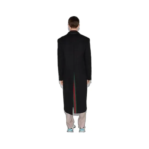 Batavia Wool Coat With Web