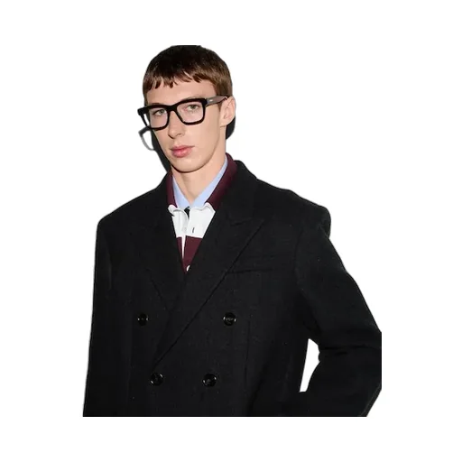 Batavia Wool Coat With Web