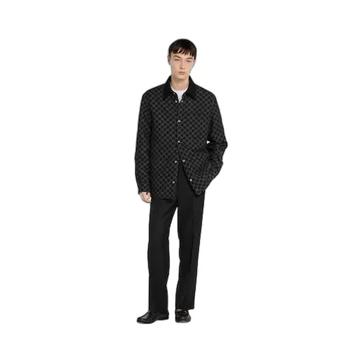 Brushed Gg Flannel Jacket