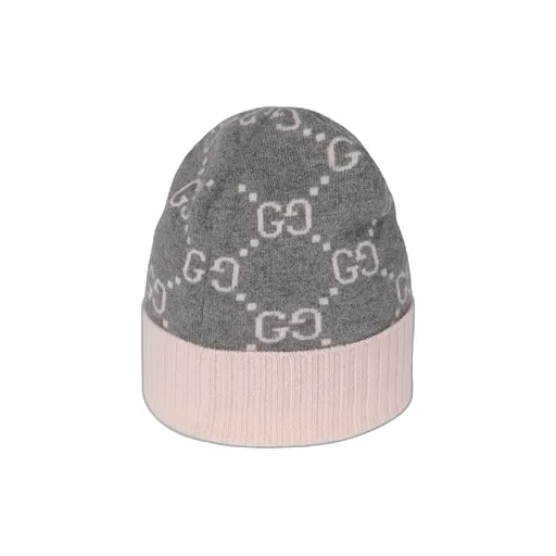 Gg Cashmere Jacquard Hat