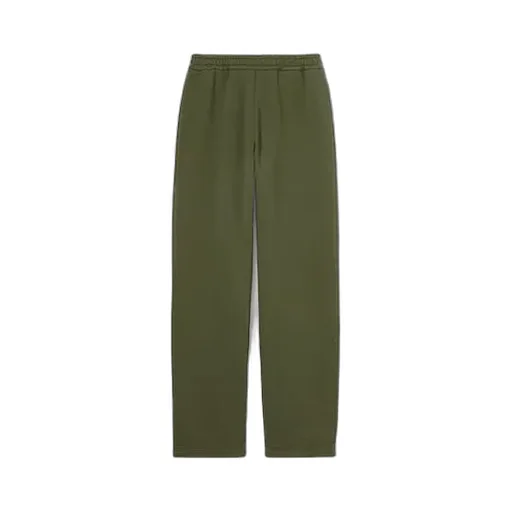 Cotton Jersey Leisure Pants With Embroidery