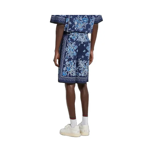 Printed Cotton Poplin Shorts