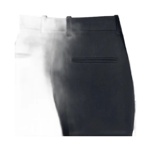 Light Wool CrÊPe Pant With Embroidery