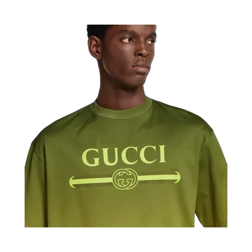 Technical Cotton Jersey T-Shirt With Print