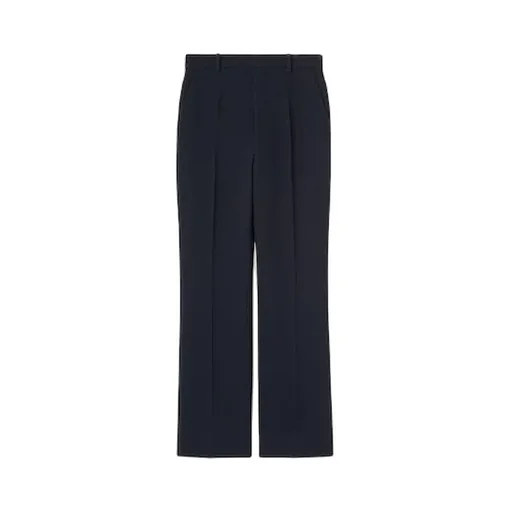 Light Wool CrÊPe Pant With Embroidery