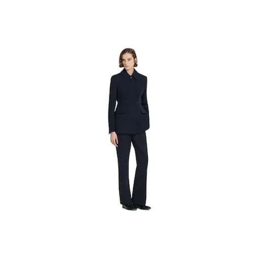 Light Wool CrÊPe Pant With Embroidery