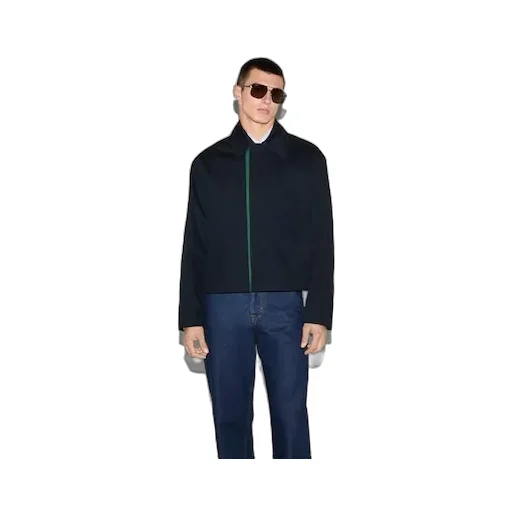Embossed Cotton Gabardine Jacket