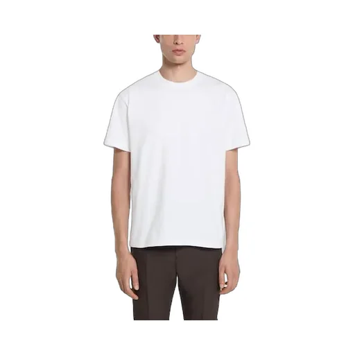 Cotton Jersey T-Shirt With Embroidery