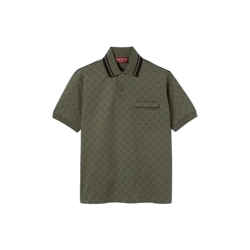 Gg Jersey Jacquard Polo Shirt