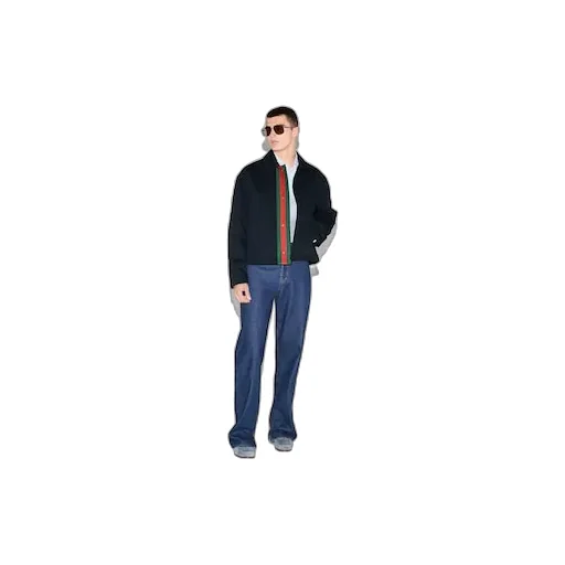 Embossed Cotton Gabardine Jacket