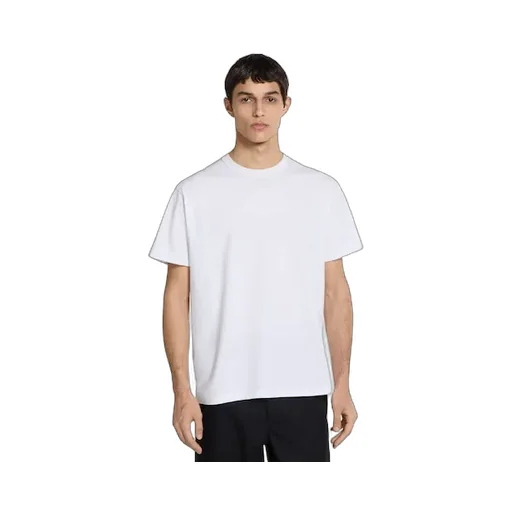 Cotton Jersey T-Shirt With Embroidery