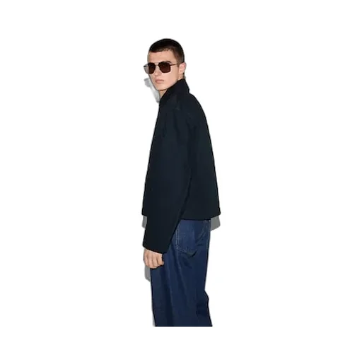 Embossed Cotton Gabardine Jacket