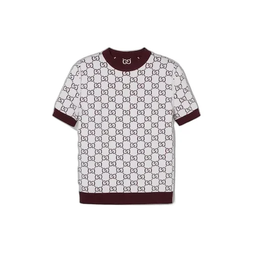 Reversible Gg Wool Jacquard Top