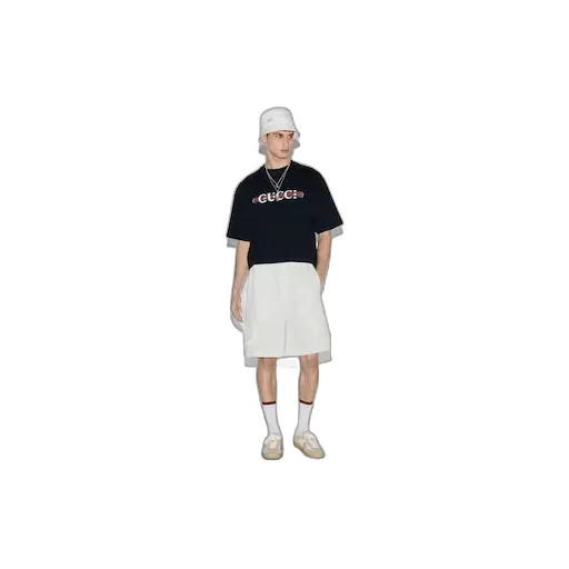 Cotton Jersey T-Shirt With Print