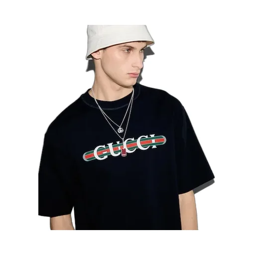 Cotton Jersey T-Shirt With Print