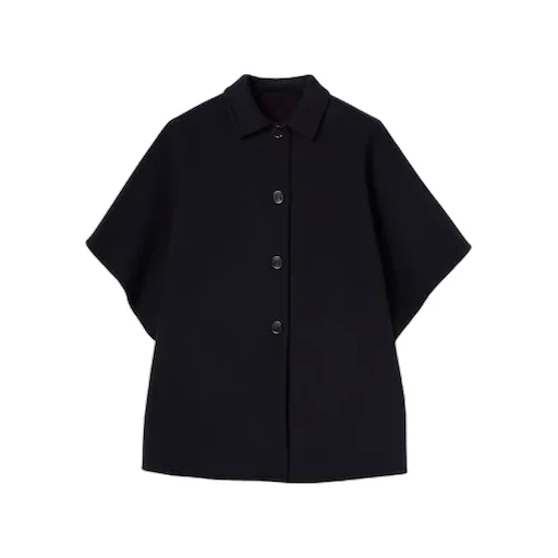 Reversible Wool Silk Coat