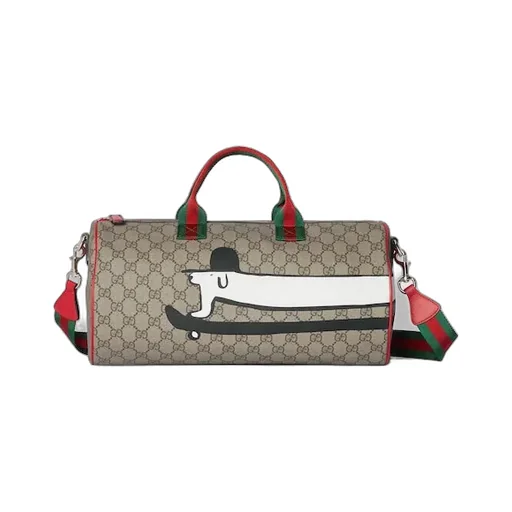 Children's Printed Gg Top Handle Bag