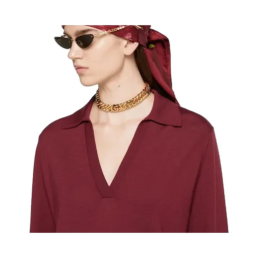 Extra Fine Wool Polo Top