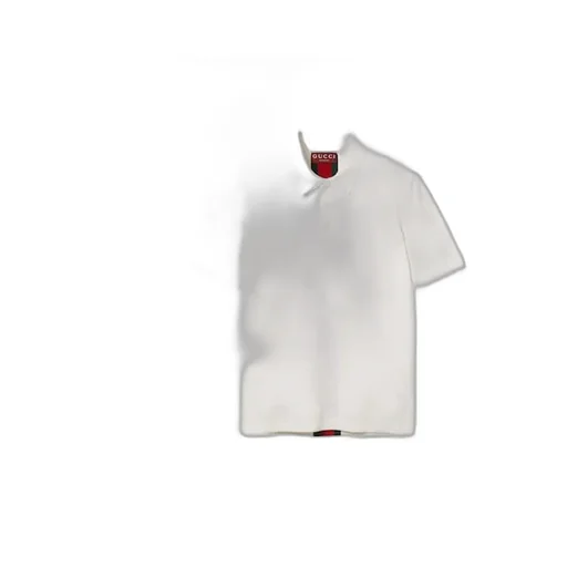 Knit Wool Polo Shirt With Web