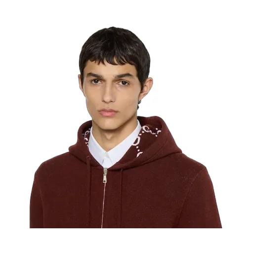 Reversible Wool Zip Jacket