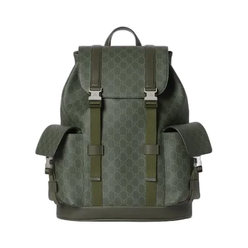Gg Monogram Large Backpack