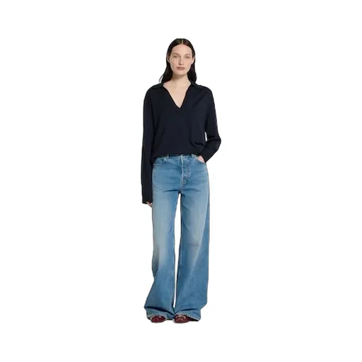 Extra Fine Wool Polo Top