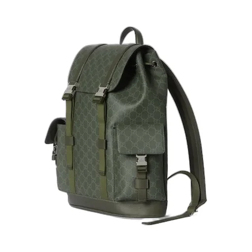 Gg Monogram Large Backpack