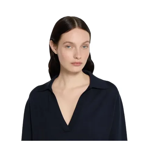 Extra Fine Wool Polo Top