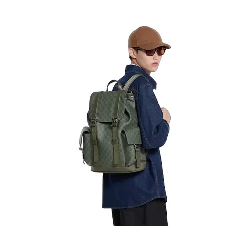 Gg Monogram Large Backpack