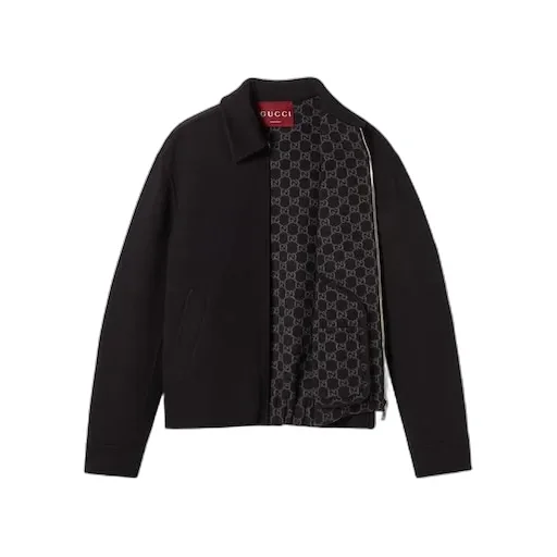 Wool Double Zip Jacket