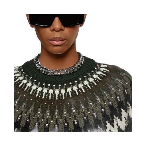 Norwegian Wool Jacquard Sweater