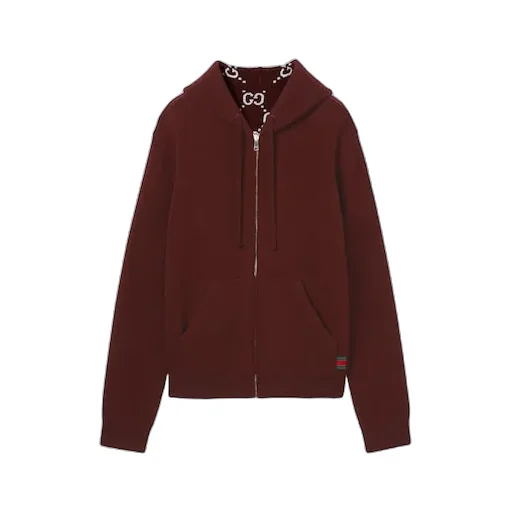 Reversible Wool Zip Jacket